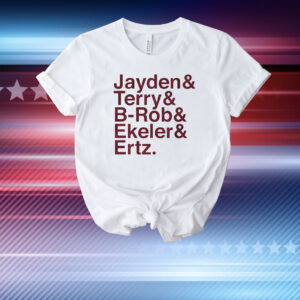Washington Ampersand Stars Jayden and Terry and B-Rob and Ekeler and Ertz T-ShirtWashington Ampersand Stars Jayden and Terry and B-Rob and Ekeler and Ertz T-Shirt