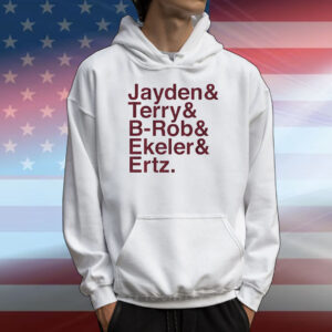 Washington Ampersand Stars Jayden and Terry and B-Rob and Ekeler and Ertz T-Shirt