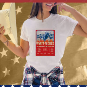 Wyatt Flores Welcome Back To The Plains Tour 2025 T-Shirt