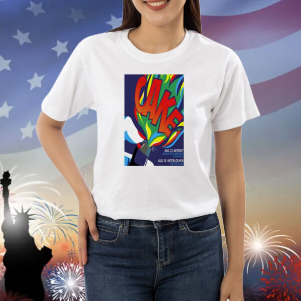 The Cake Tour August 13 Detroit 15 Interlochen 2025 Shirt