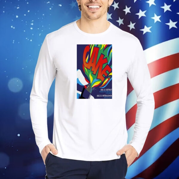 The Cake Tour August 13 Detroit 15 Interlochen 2025 Shirt