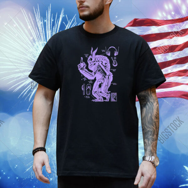 The News Junkie Fickle Beast X-Ray Shirt