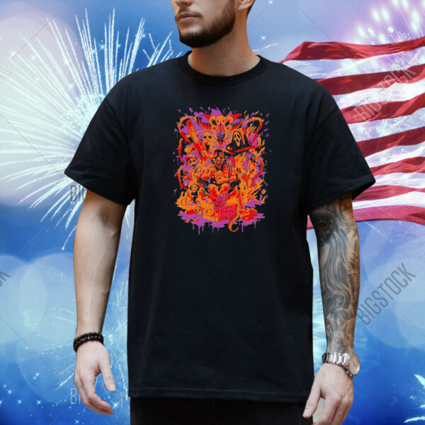 The News Junkie Watch It Burn Nightmare Shirt
