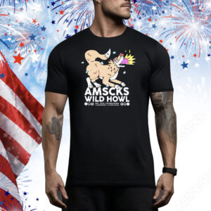 American Socks Wild Howl Worldwide Est 2013 Tee Shirt