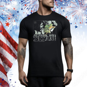 Attack On Titan Mikasa Eren This World Is Cruel And It’s Also Very Beautiful Tee Shirt