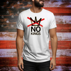 No Kings Logo Gold Tee Shirt