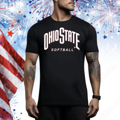 OSU Softball Logo Stack Tee Shirt