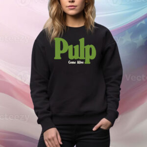 Pulp Come Alive Black Tee Shirt