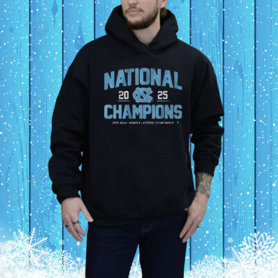 UNC Women's Lacrosse 2025 National Champions Tee Shirt