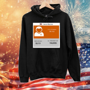 Aaron Barone Total Live Earnings T-Shirt