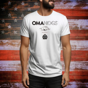 Arkansas Baseball: Omahogs 2025 MCWS Tee Shirt