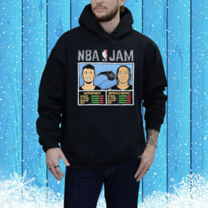 Moritz Wagner And Paolo Banchero NBA Jam Orlando Magic Tee Shirt