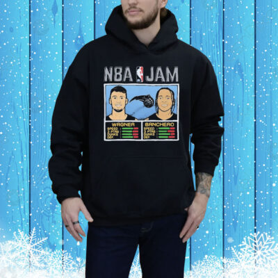 Moritz Wagner And Paolo Banchero NBA Jam Orlando Magic Tee Shirt