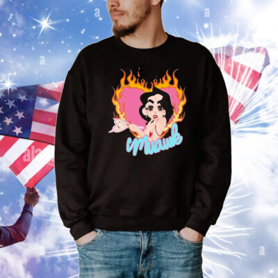 Muawk Flaming Heart T-Shirt