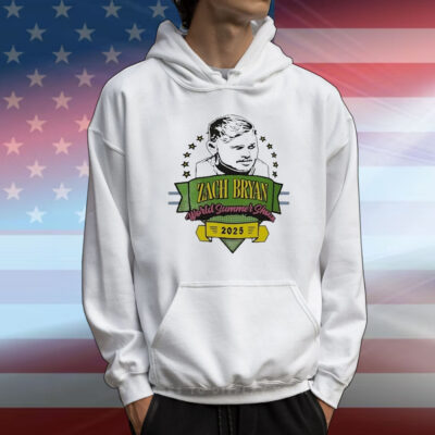 Official Zach Bryan World Summer Show 2025 Head Faces T-Shirt