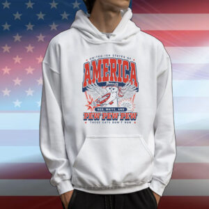 Red White & Pew Pew Pew Max Collegiate Heavyweight T-Shirt