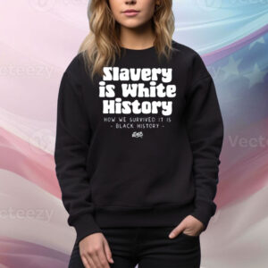 Slavery Is Where History How We Survived It Is Black History Tee Shirt