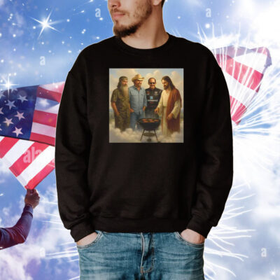 The Real Gang Meetup In Heaven Phil Robertson Dale Earnhardt Toby Keith T-Shirt