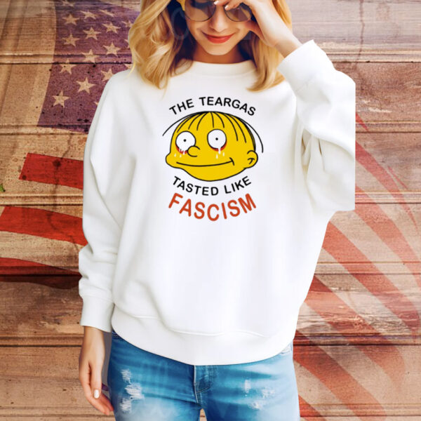 United Snakes Press The Teargas Tasted Like Fascism Tee Shirt