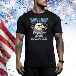 Wayland Summer 2025 Tour Midwest Rock And Roll Eagle Tee Shirt
