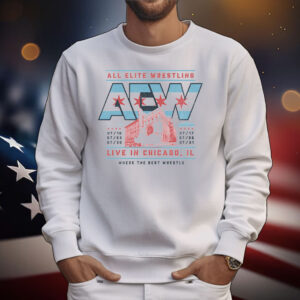 All Elite Wrestling Chicago Theater Dates T-Shirt