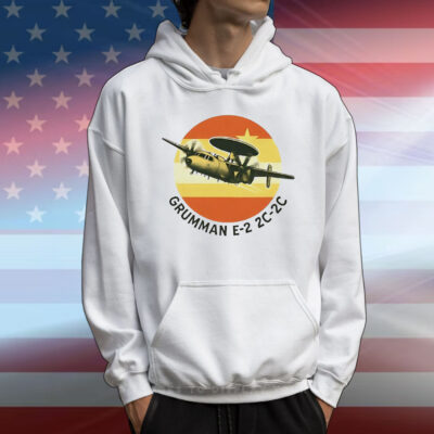 Grumman e-2 hawkeye military aircraft retro T-Shirt