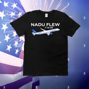 Nadu Flew 7 14 2025 UA 1584 United Plane T-Shirt