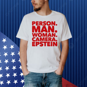Person Man Woman Camera Epstein Shirt