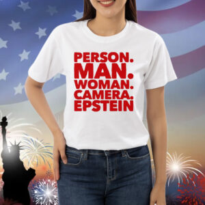 Person Man Woman Camera Epstein Shirt