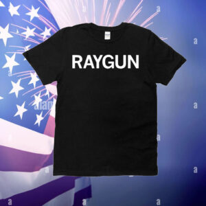 RAYGUN Block Text Logo Navy Blue Union Made T-Shirt