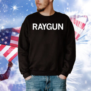 RAYGUN Block Text Logo Navy Blue Union Made T-Shirt