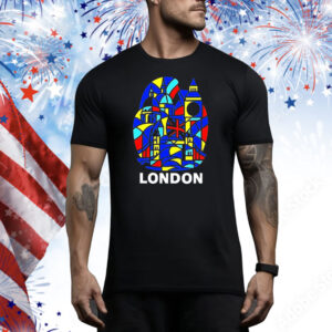 Stained Glass London Landmarks Tee Shirt