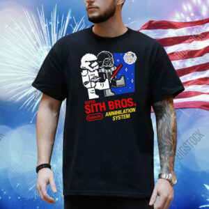 Star Wars and Super Mario Bros Galactic Annihilation System Shirt