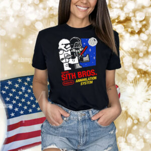 Star Wars and Super Mario Bros Galactic Annihilation System Shirt