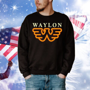 Waylon Jennings Silver Flying T-Shirt