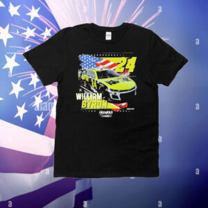 William Byron #24 Raptor Patriotic Hendrick Motorsports Nascar T-Shirt