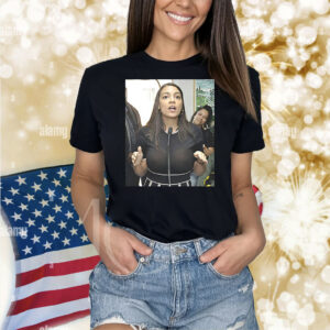 Alexandria Ocasio Cortez AOC see through slow sown Shirt