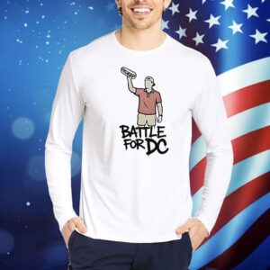 Battle for DC sandwich protest graffiti style graphic Shirt