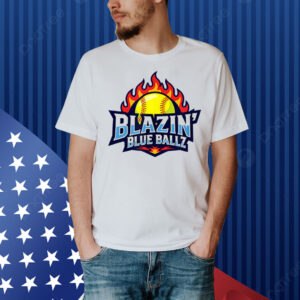 Blazin Blue Ballz Softball Shirt