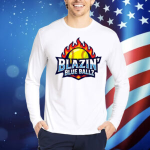 Blazin Blue Ballz Softball Shirt