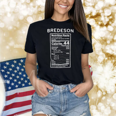Bredeson nutrition facts 4 serving per game Shirt