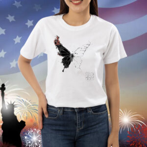 Princess Goes Butterfly Diagram Shirt