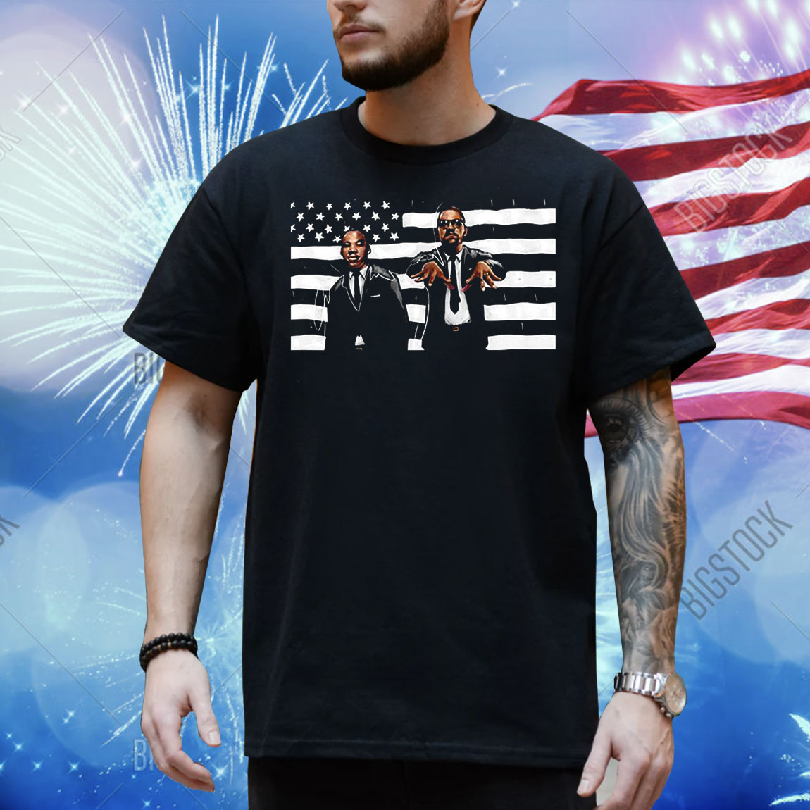 Martin Luther King Jr. and Malcolm X Outkast Shirt