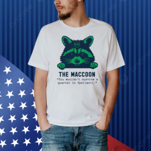 Raccoon The Maccoon You Wouldn’t Survive A Quarter In Ypsilanti Shirt