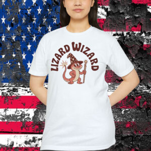 Retro Fantasy Lizard Wizard Shirt