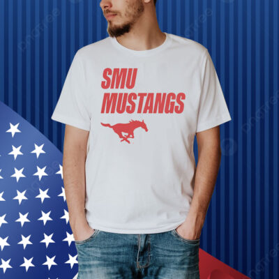 SMU Mustangs Logo & Wordmark Shirt