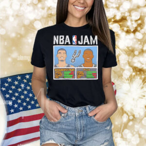 Victor Wembanyama and De’Aaron Fox San Antonio Spurs NBA Jam Shirt