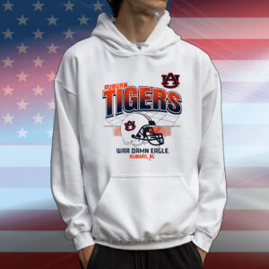 Auburn Football Helmet Grid T-Shirt