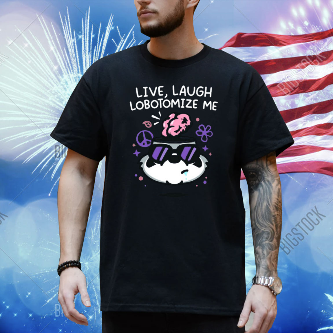 Mandatoryfunday Live Laugh Lobotomize Shirt