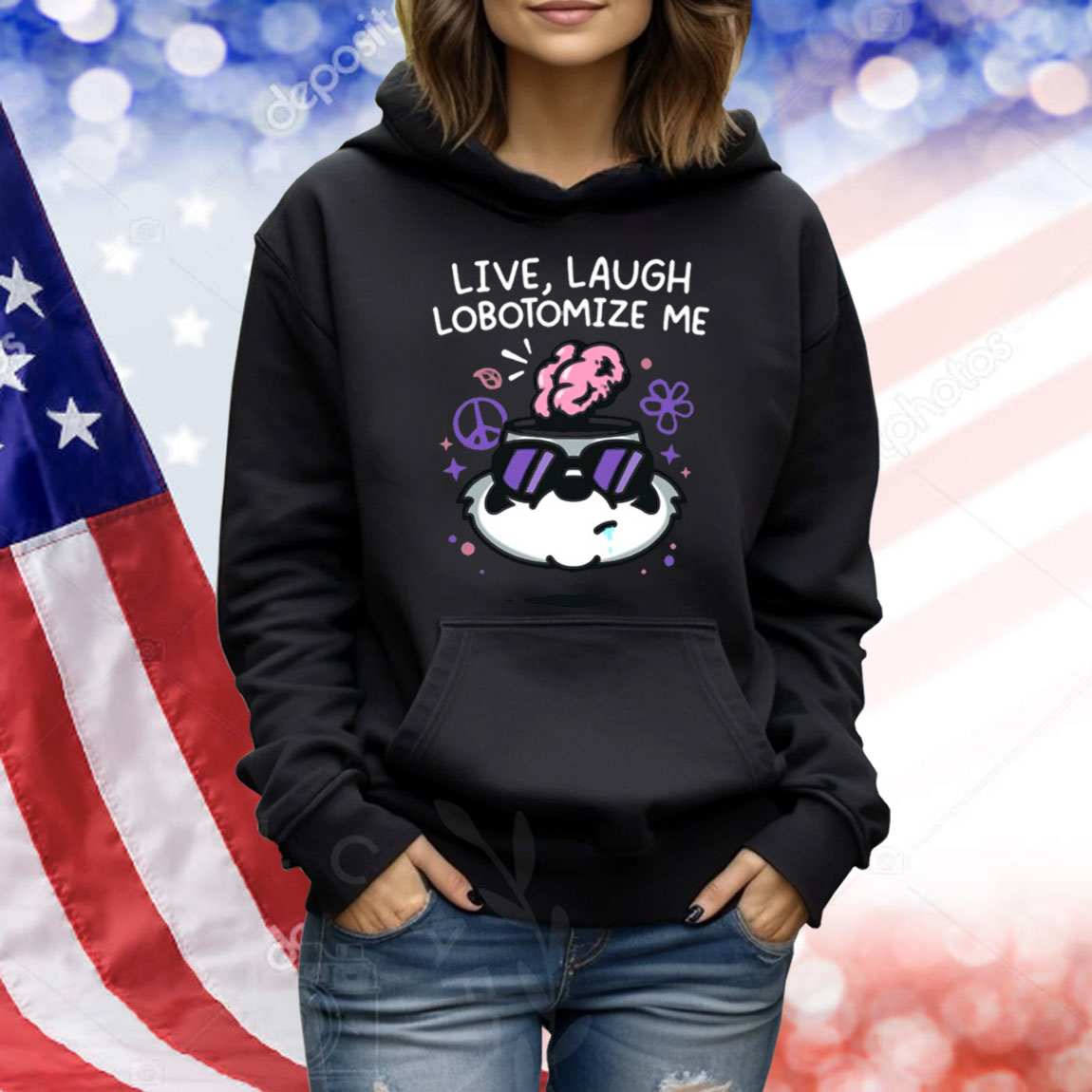 Mandatoryfunday Live Laugh Lobotomize Shirt